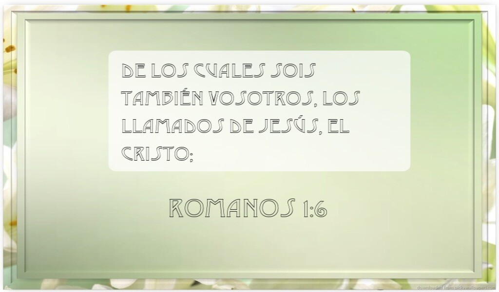 Romanos 1:6 (blanco)